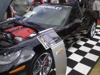 The engine of Don's 2008 Z06 Black Vette!